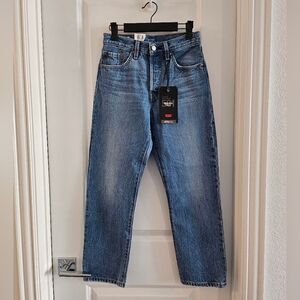 NWT Levi's Premium Original Cropped 501 Jeans 25